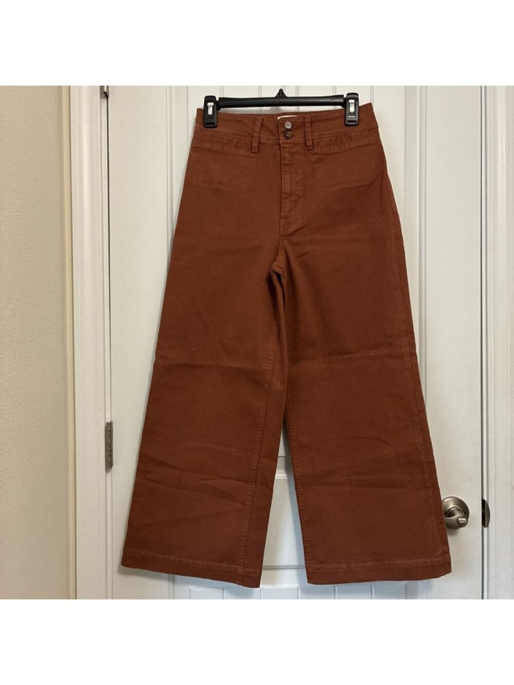 Unpublished Jeans GEMMA High Rise Wide Leg In Brown 27” x 25” Rise 12”